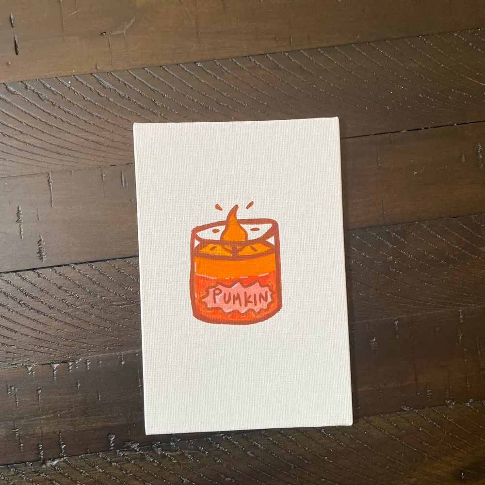 Pumpkin Themed Canvas Art